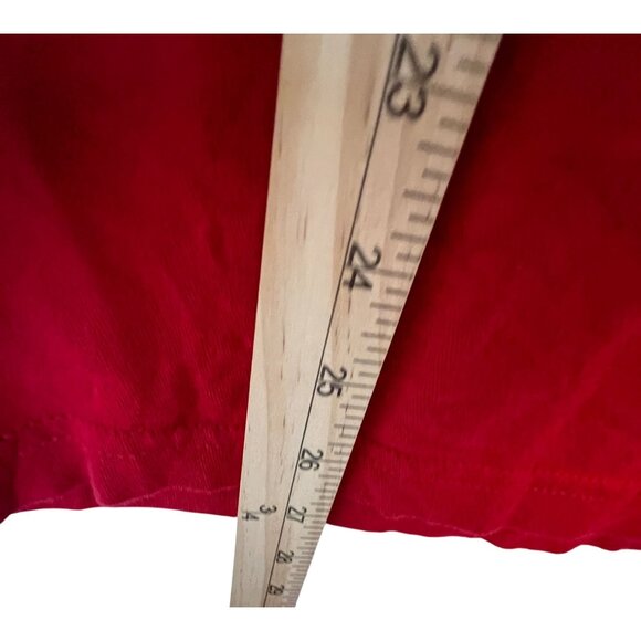 Atlanta Hawks 2023-2024 Opening Night T-Shirt Red Large 100% Cotton Gildan - Picture 11 of 11